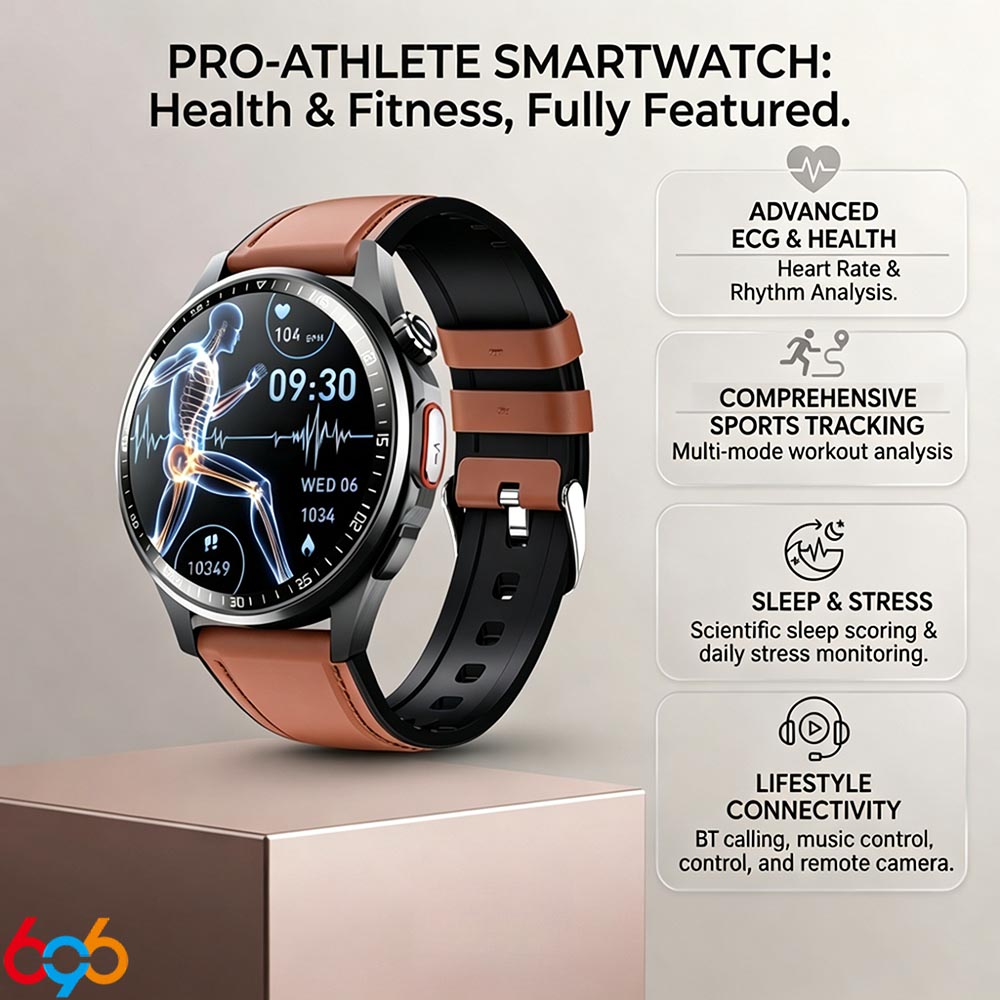 Fall Detection Watch - HD Smart Watch for Men &