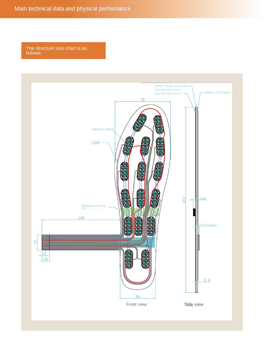 41 Yards Wear-resistant and Wa - огляд і ціна Smart Insole Pressure