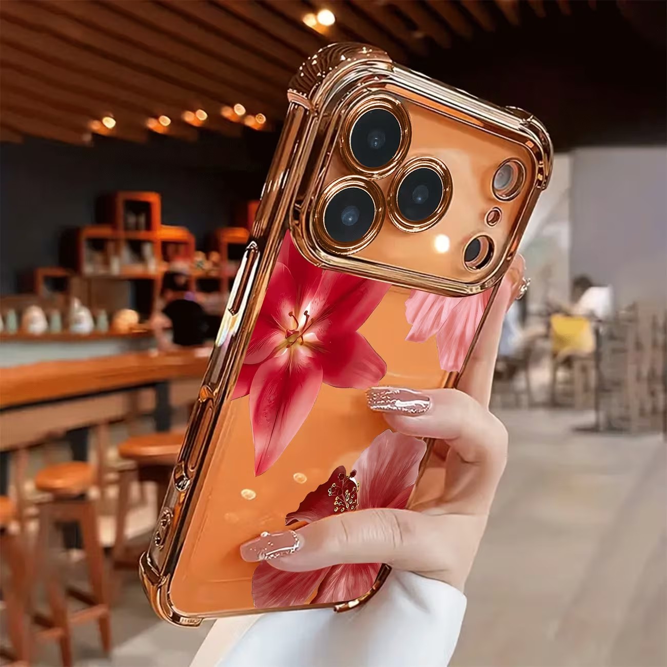 Simple Flower Print Phone Case - огляд і ціна Apple Iphone 15
