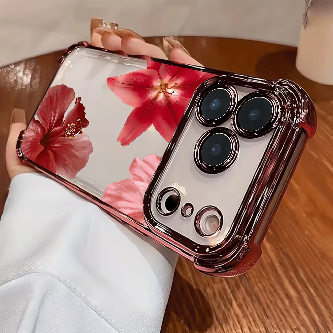 Simple Flower Print Phone Case - огляд і ціна Apple Iphone 15