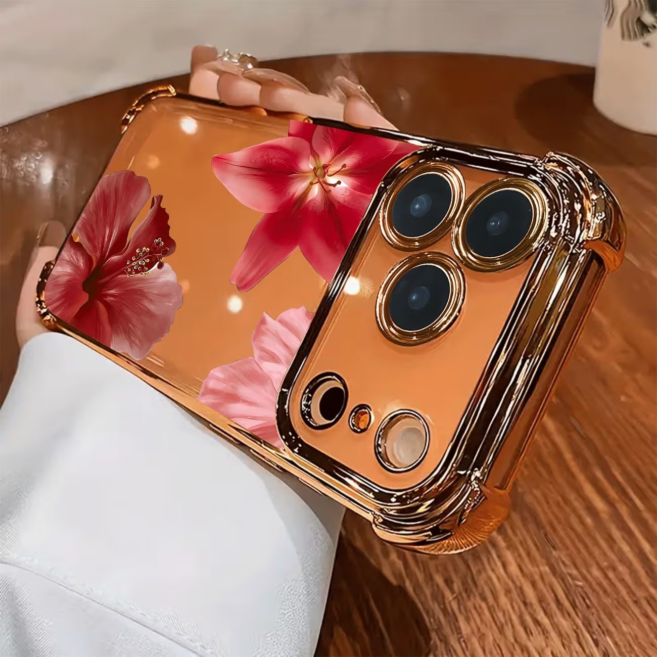 Simple Flower Print Phone Case - огляд і ціна Apple Iphone 15