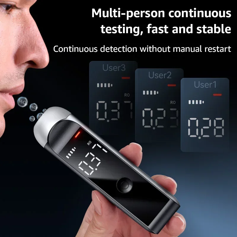 Digital Alcotester new alcohol - огляд і ціна Breath Rate Monitor