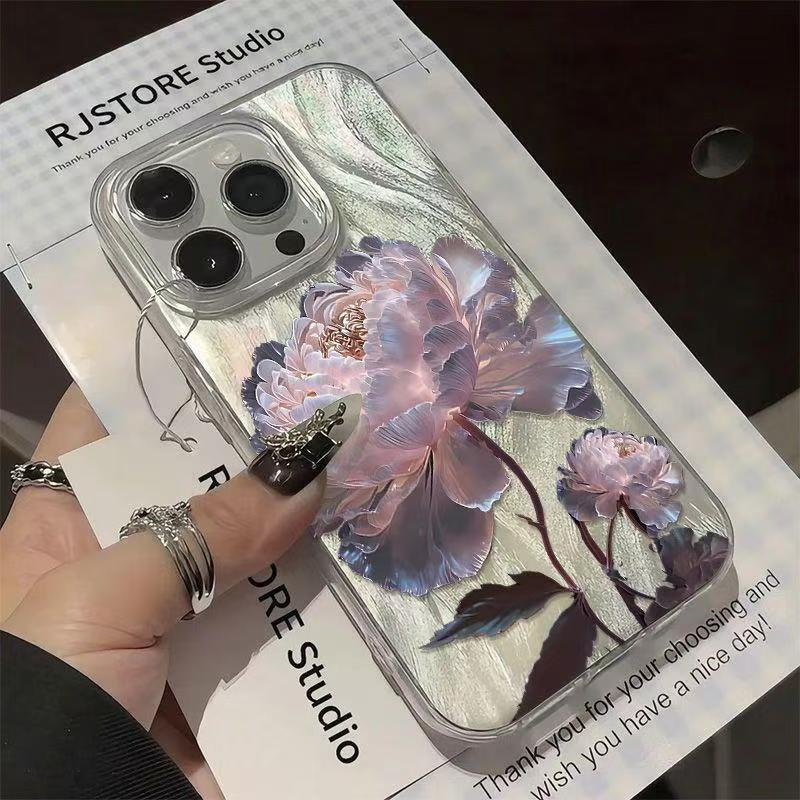 Pink Peony Lotus Pattern Phone - огляд і ціна Samsung Galaxy A55