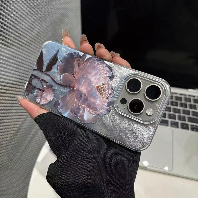 Pink Peony Lotus Pattern Phone - огляд і ціна Samsung Galaxy A55