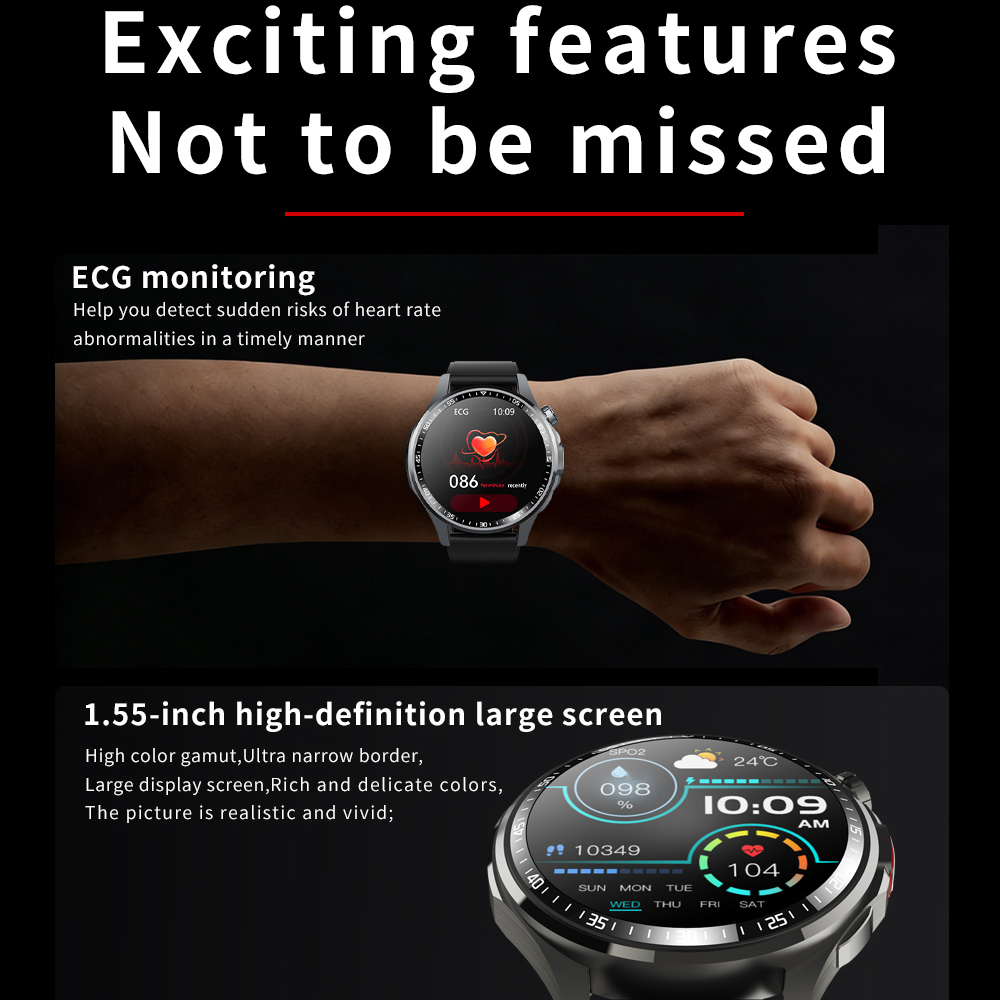 HD Smart Watch for Men & Women - огляд і ціна Fall Detection Watch
